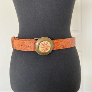 Tristan Western Boho Leather Belt
